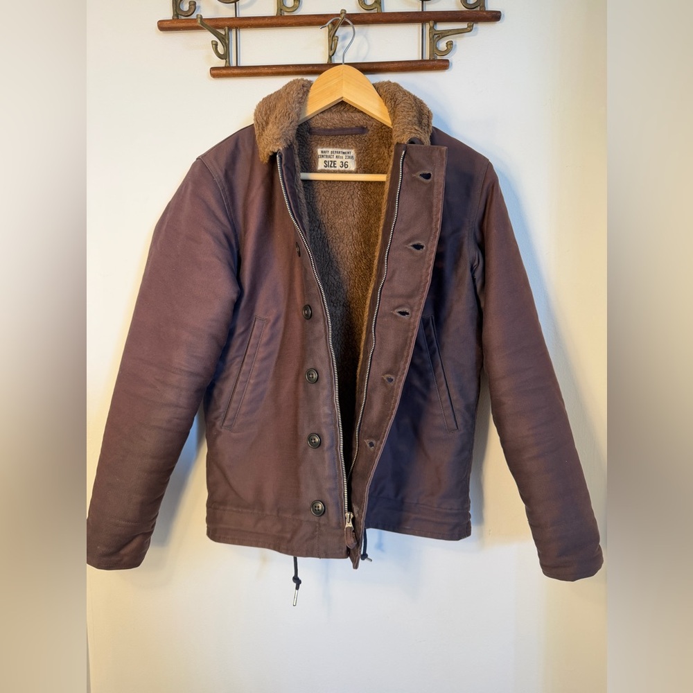 The Real Mccoy’s N-1 Deck Jacket Size 36